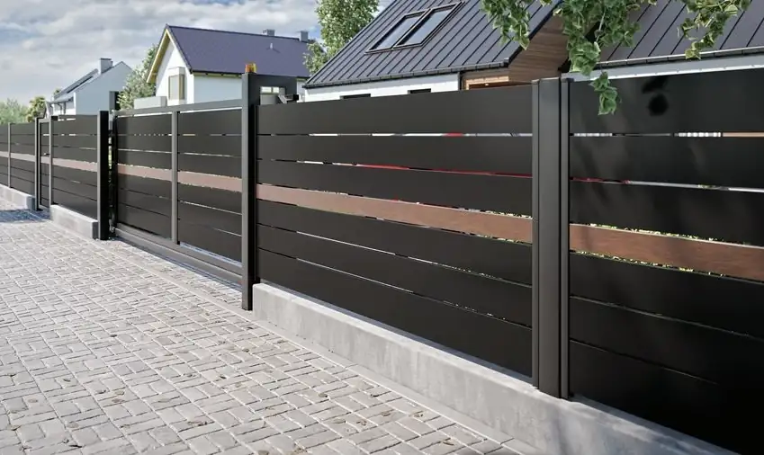 Wykonane ogrodzenie posesji — inspiracja dla klientów z Brzegu — zdjęcie 23